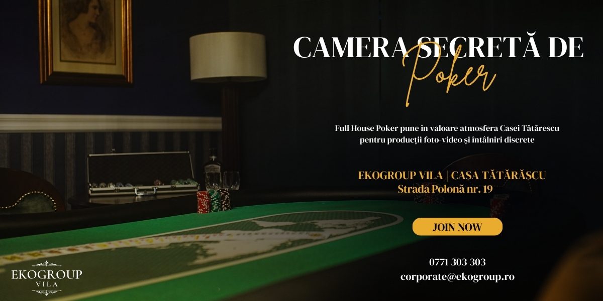 Descoperă Arta de a Play Poker în Intimitatea Camerei Secrete Full House Poker